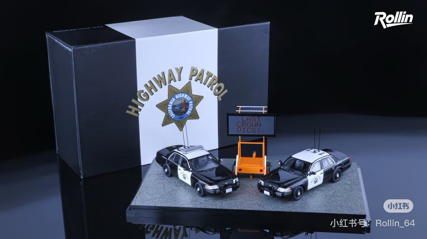 Rollin 1:64 Ford Crown Victoria CHP 2-Car Diecast SMo | 2025 APAxpo ...