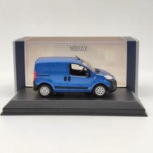 Norev Van Peugeot Bipper bleu, modèles de voiture moulés sous pression, Collection de cadeaux de noël, 1/43 