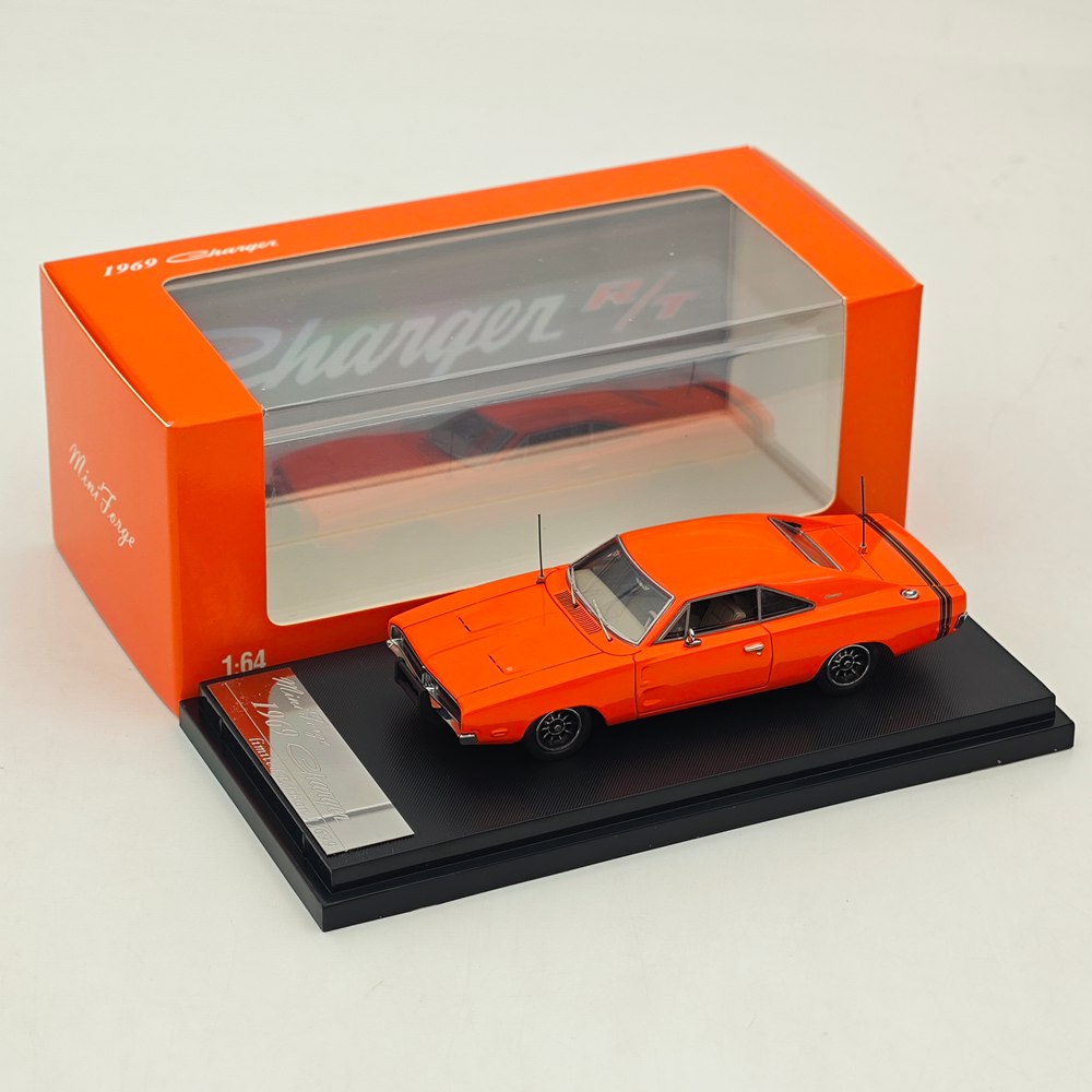 Mini Forge 1:64 1969 Charger RT style General Lee / with 1600 HP Twin-Turbo LS Diecast Motor