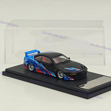 Rhino Model RM 1/64 850CSi E31 Black Blue Widebody Sports Model Diecast Model Car Limited Collection