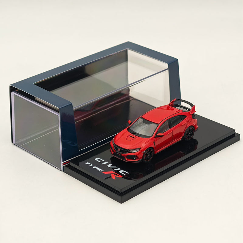 1/64 Hobby Japan Honda CIVIC TYPE R (FK8) 2017 with Engine Display Model Diecast