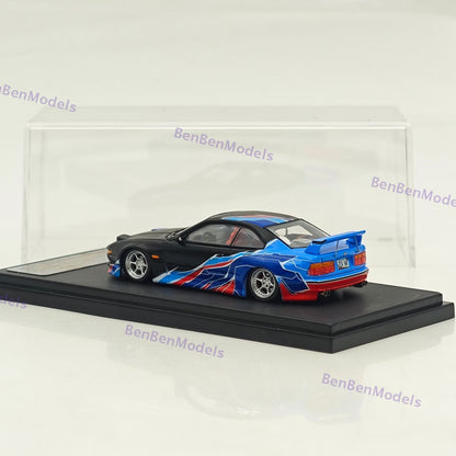 Rhino Model RM 1/64 850CSi E31 Black Blue Widebody Sports Model Diecast Model Car Limited Collection