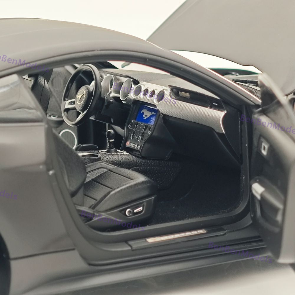 DM 1/18 Scale Replicas Ford Mustang GT 2019 Widebodykit Pack LHD Matt Black