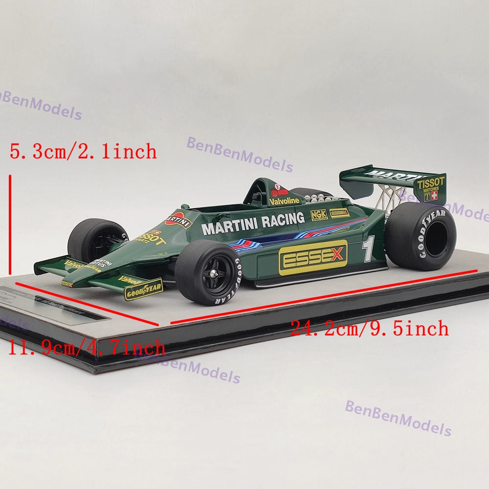 1/18 Tecnomodel Lotus 79 1979 1st Test Paul Ricard Nigel Mansell Mythos Series