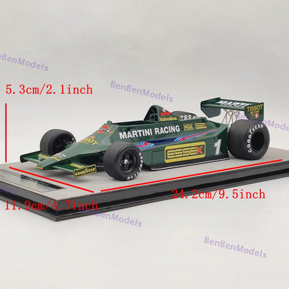 1/18 Tecnomodel Lotus 79 1979 1st Test Paul Ricard Nigel Mansell Mythos Series
