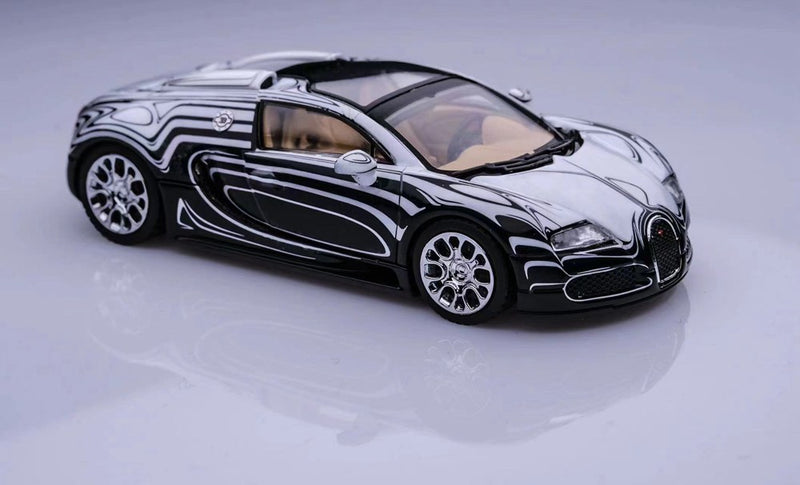 Mortal 1:64 Bugatti Veyron Super Sport Diecast Toys Car Models Collection Gifts Panda Gulf Ceramics Gifts