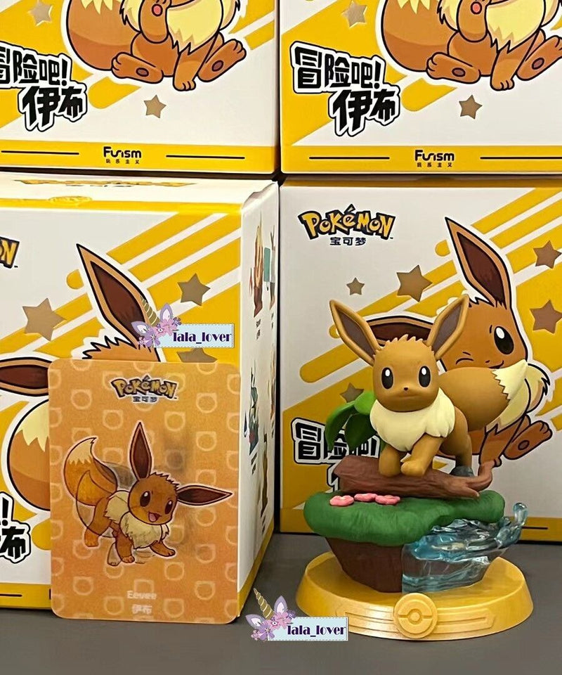 Funism Pokémon Eevee Evolution Adventure Series 2 Case of 9 Blind Boxes Sylveon