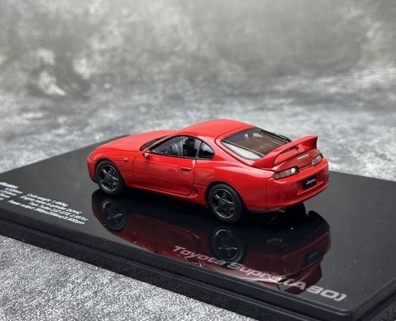 LCD 1:43 Toyota Supra A80 Alloy Fully Open Diecast Car Model Collectible Gifts