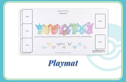 Tapis de jeu de cartes thématiques avancées Pokémon TCG Sword &amp; Shield Eevee scellé 