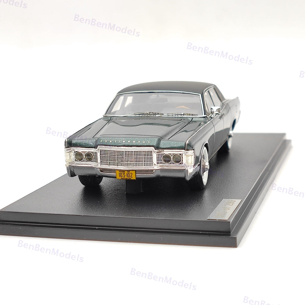 GLM Models 1/43 Lincoln Continental 1969 Green GLM43103102 Resin Car Collection