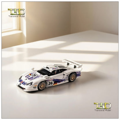 TSD 1:64 for 1997 911 GT1 LM Openable - hood Alloy Toys Car Model - Collectible Gifts