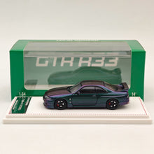 1/64 FH Skyline GTR R33 BCNR33 Racing Sport Magic Purple Modèles moulés sous pression Voiture Jouet 