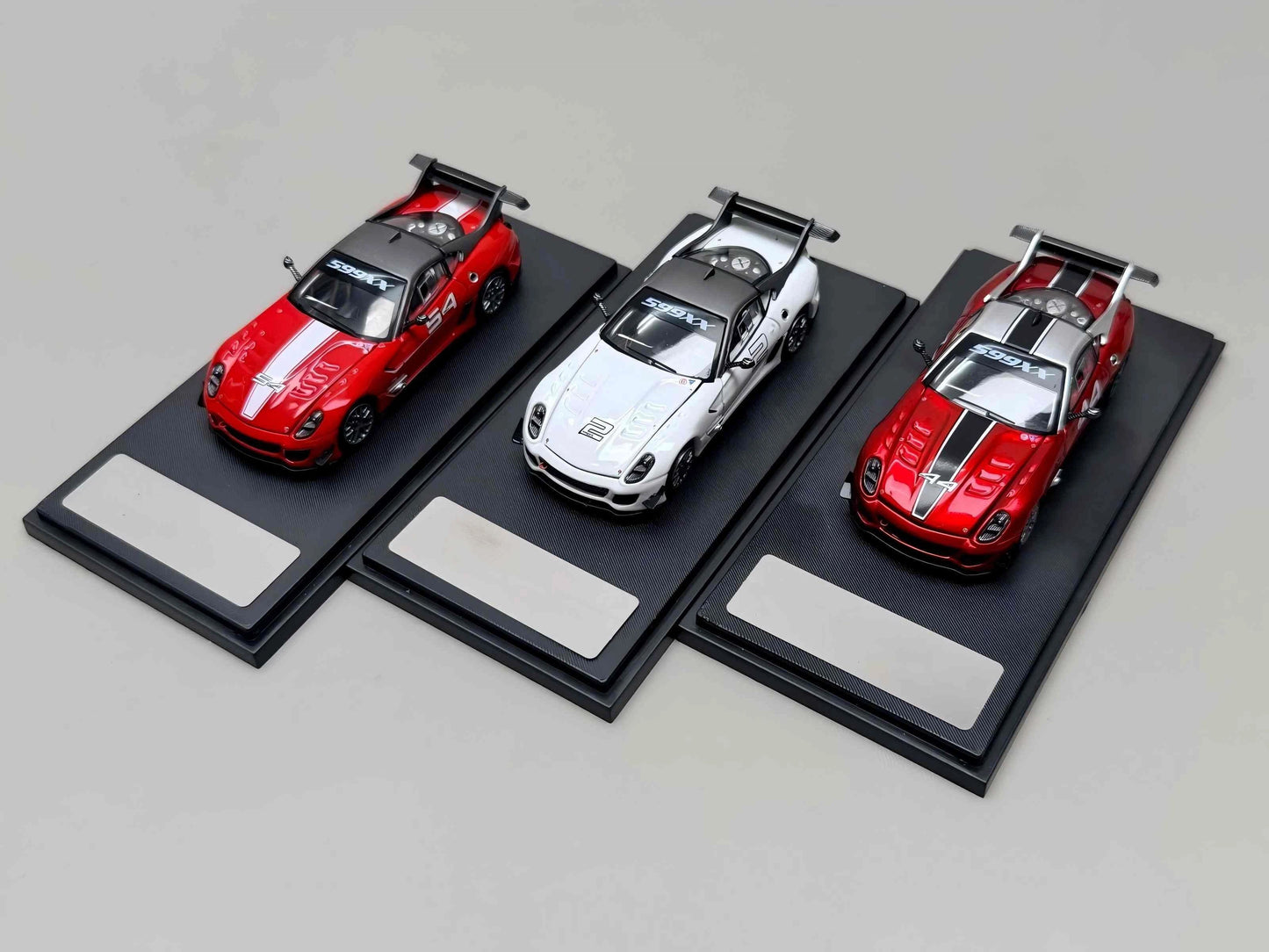 Rhino Model RM 1:64 599XX Racing Sports Model Diecast Metal Car with Openable Hood