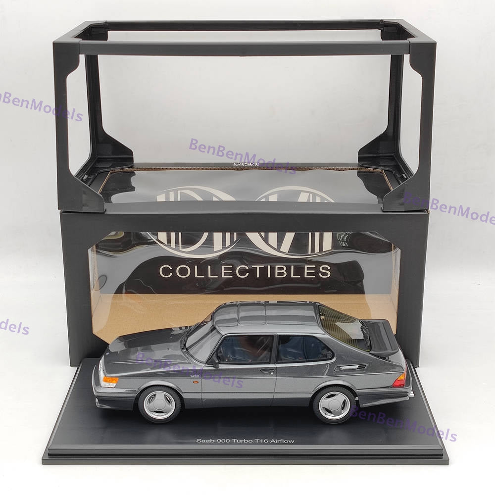 DNA Collectibles 1/18 Saab 900 Turbo T16 Airflow Grey DNA000113 Resin Model Car