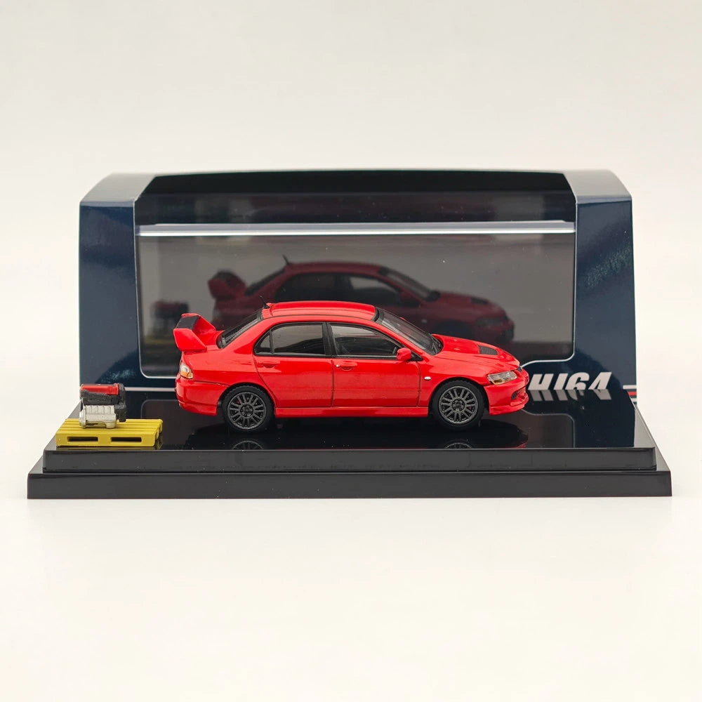 Hobby Japan 1:64 Lancer GSR Evolution IX MR w/ Engine Display Diecast model