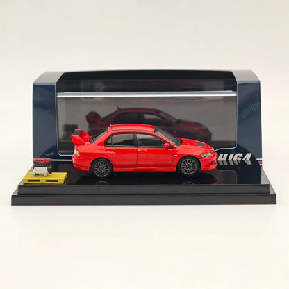Hobby Japan 1:64 Lancer GSR Evolution IX MR w/ Engine Display Diecast model