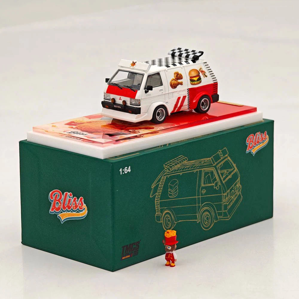 Bliss 1:64 Delica L300 Mini Van Figure Sports Model TMCS 2026 Diecast Metal Car Collectible