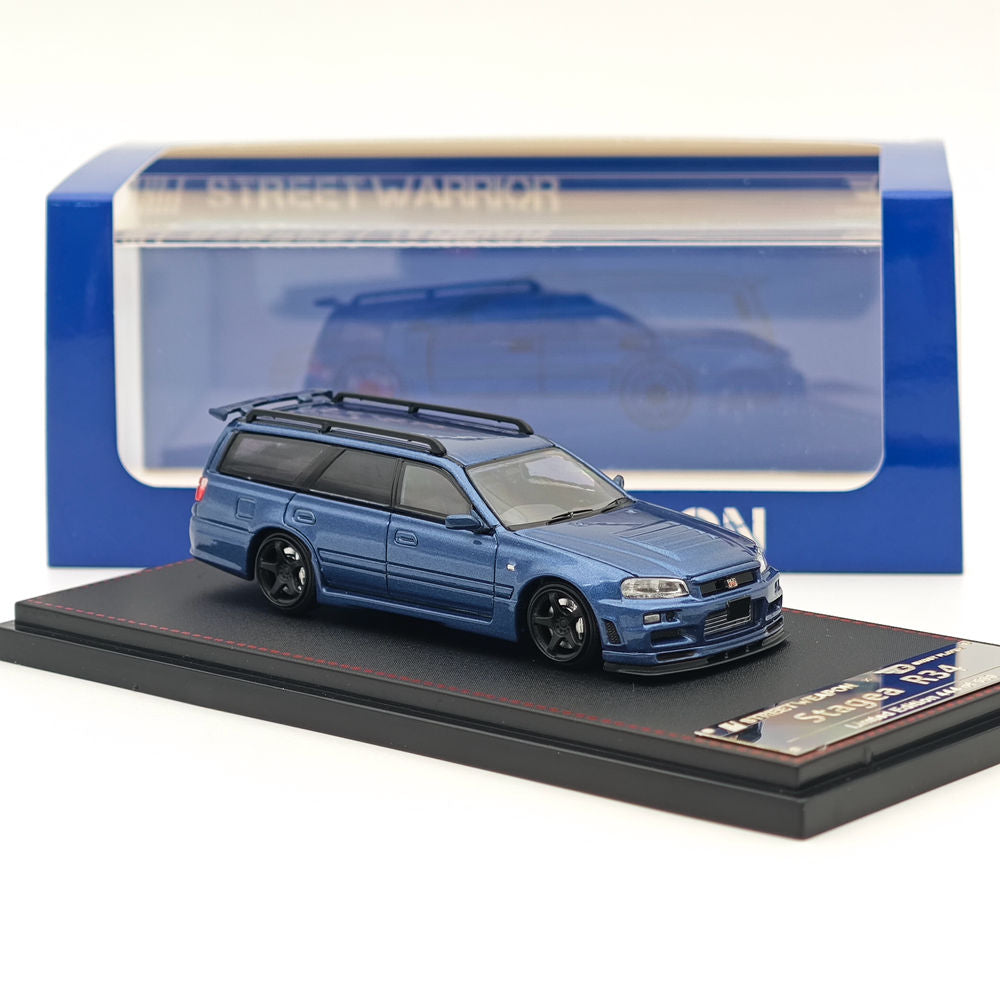 Street Weapon Stagea 1/64 R34 wagon Car Model - AliExpress