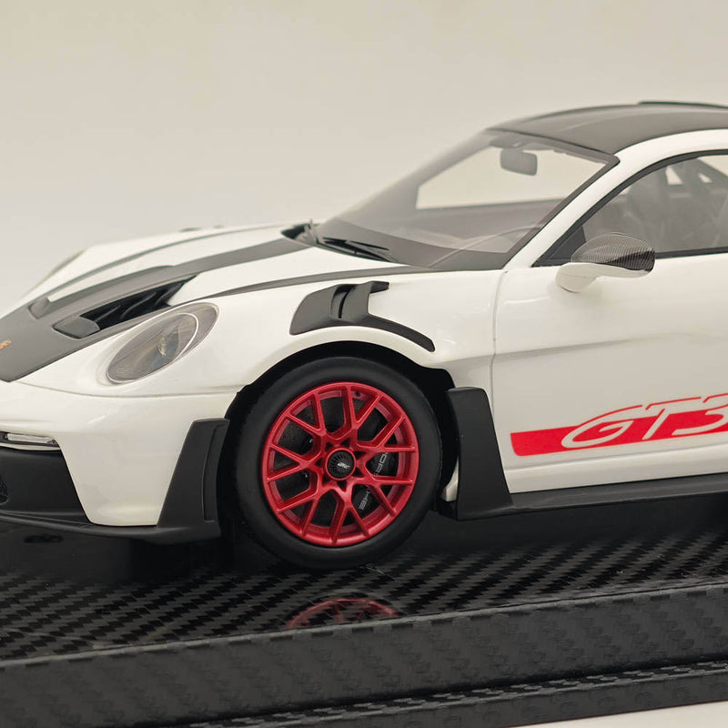 AI MODEL 1/18 Porsche 992 GT3 RS Resin High-Quality Limited Collection Car White