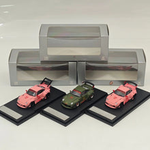 1:64 SW 993 911 #98 #91 Matte Pink / Green Diecast Model Car Limited Edition