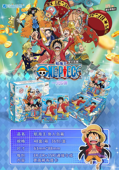 One Piece Trading Card 36 Pack Deluxe Booster Box Anime TCG OPFI06-01 NEW TOEI