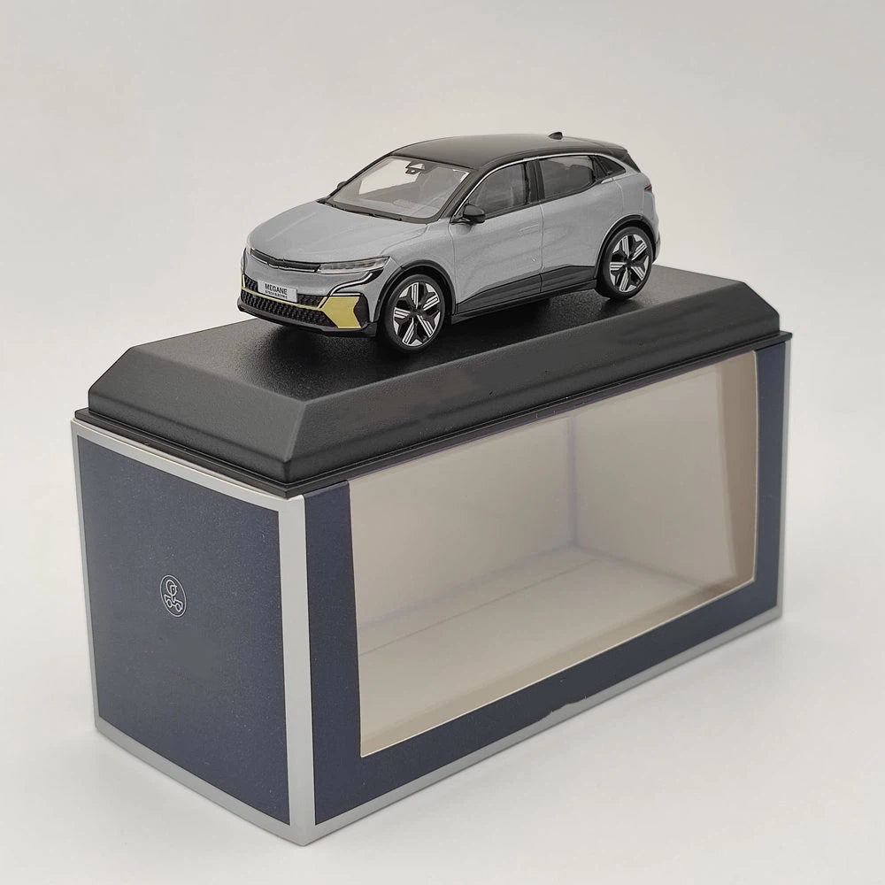 Norev 1/43 Megane E-Tech 100% Electric Gray Diecast Model Car Limited Collection
