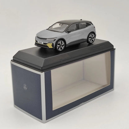Norev 1/43 Megane E-Tech 100% Electric Gray Diecast Model Car Limited Collection