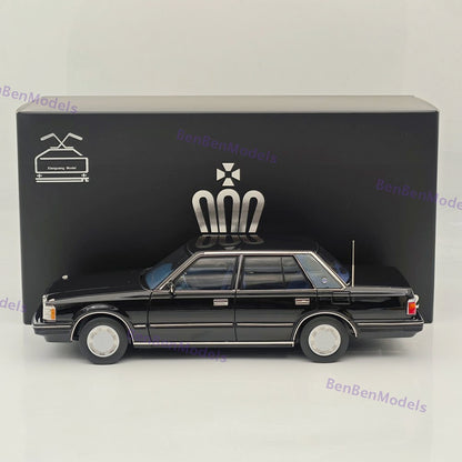 1/18 Toyota Crown Seventh Generation MS122 Black / Blue Interior Diecast