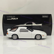 1/18 TopArt MODEL MAZDA RX7 FC3S 1989 White Diecast Model Toy Car Gifts