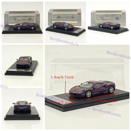 1/64 Hone Model F8 Tributo Supercar Diecast Model Car Limited Collectible Hobby