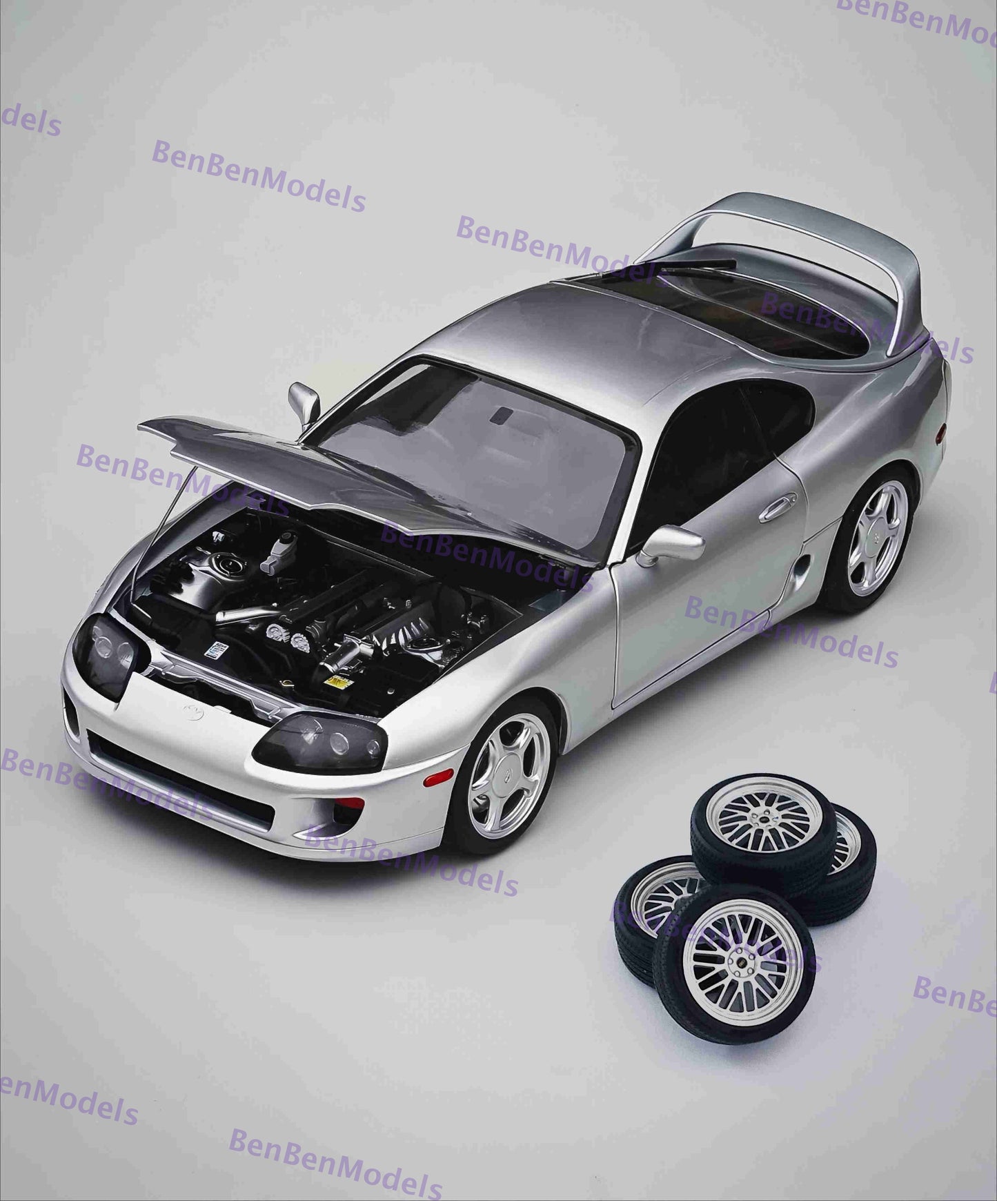 Pre-sale 1/18 WHELART Toyota Supra A80 Coupe Full-open type Diecast Model Car