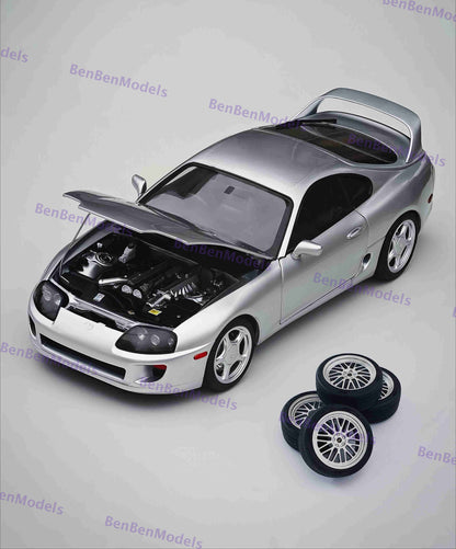 Pre-sale 1/18 WHELART Toyota Supra A80 Coupe Full-open type Diecast Model Car