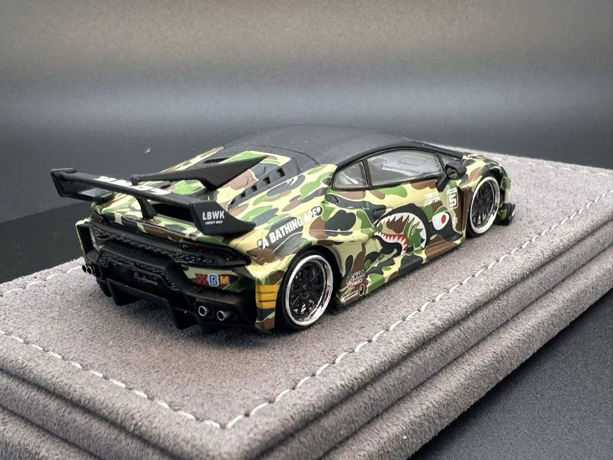 DAP 1:64 Lamborghini Supercar Voiture de course Livrée Roues portantes Modèle de voiture moulé sous pression Jouets Cadeau
