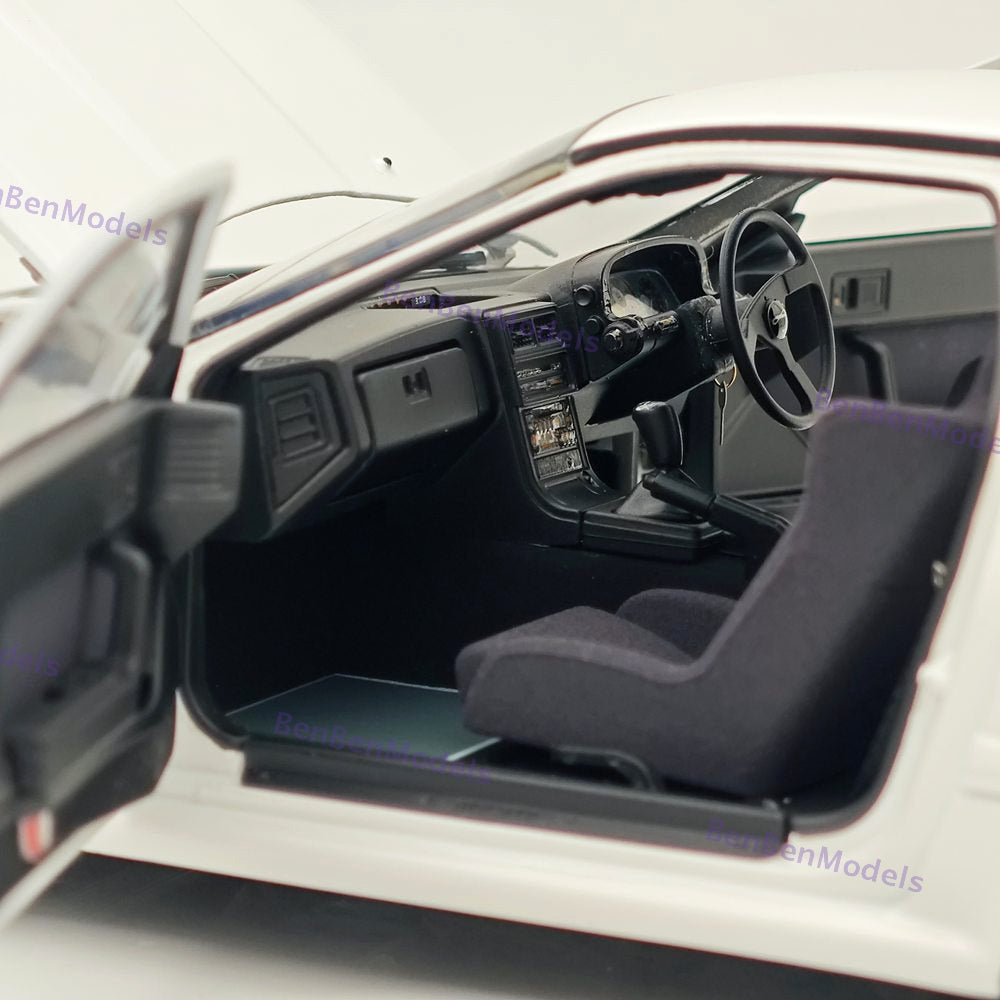 1/18 TopArt MODEL MAZDA RX7 FC3S 1989 White Diecast Model Toy Car Gifts