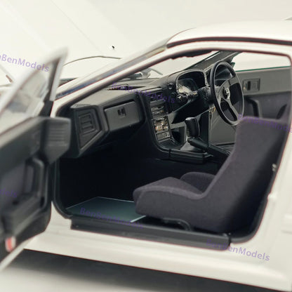 1/18 TopArt MODEL MAZDA RX7 FC3S 1989 White Diecast Model Toy Car Gifts