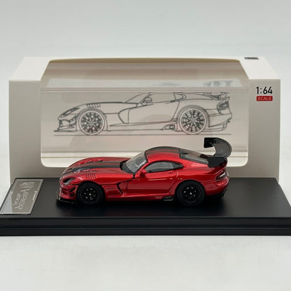 Hone Model 1/64 Viper MK3 ACR Magnetic Hood Racing Sports Diecast Model Car