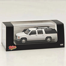 Bliss 1:64 Suburban GMT400 SUV Modèle réduit de voiture moulée sous pression blanc/noir modèle sport