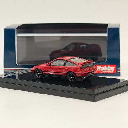 Hobby Japan 1/64 Honda CR-X SiR (EF8) J.D.M. Style Red Pearl HJ643005R Diecast Models Car In Stock - US