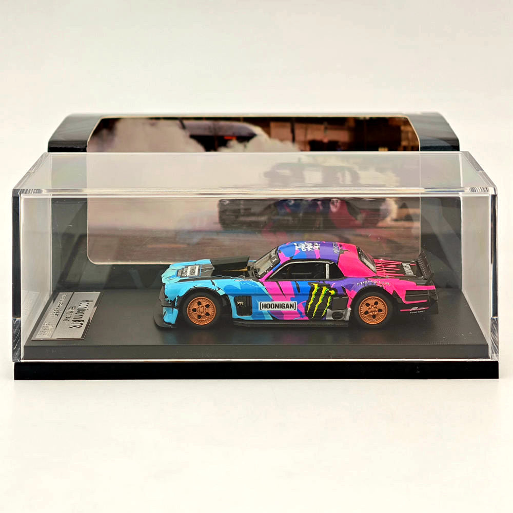 Street Weapon SW 1/64 Ford Mustang 1965 Hoonicorn RTR Los Angeles Monster Diecast Toys Car Models Collection Gifts In Stock - US