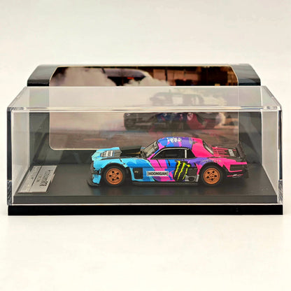 Street Weapon SW 1/64 Ford Mustang 1965 Hoonicorn RTR Los Angeles Monster Diecast Toys Car Models Collection Gifts In Stock - US
