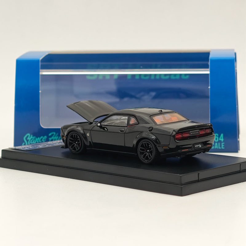 Stance Hunters 1/64 Dodge SRT Hellcat Diecast Models Car Collection Black