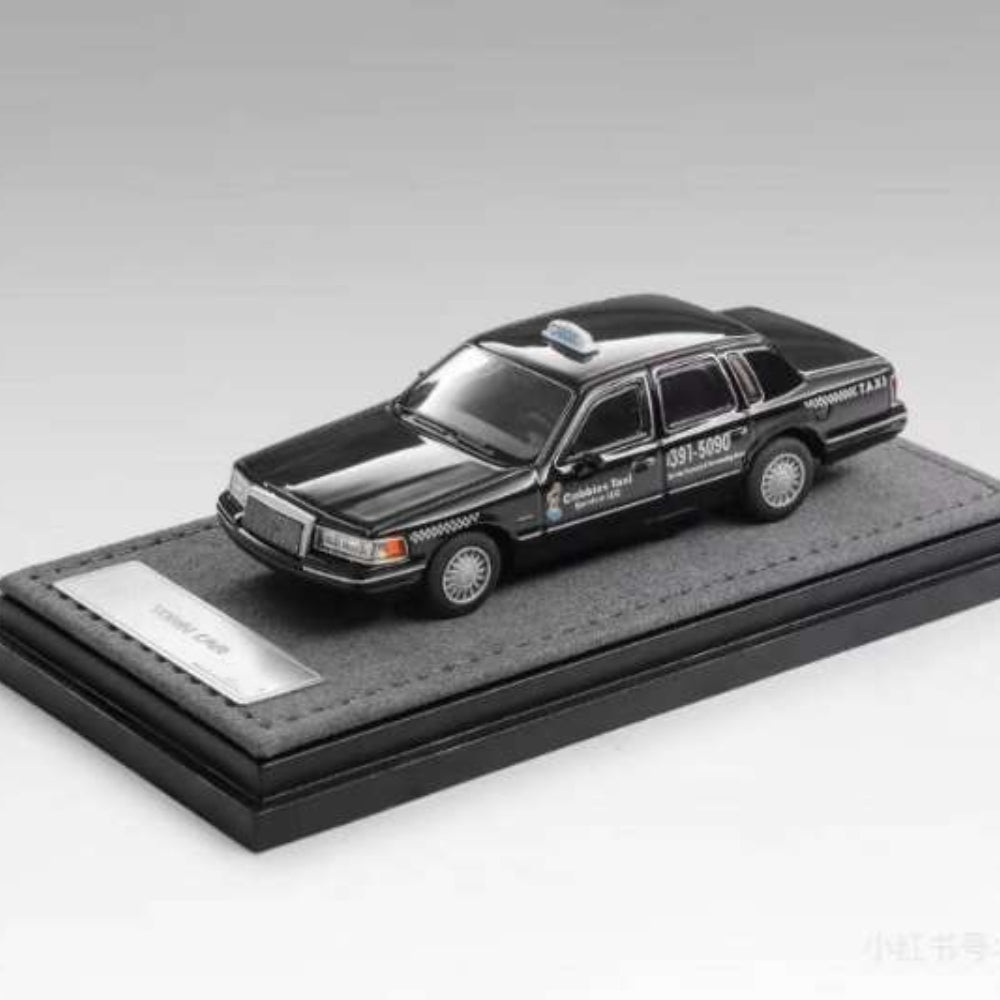 MK Miniatures 1/64 Town Car 1993 Private Taxi/Cartier Green Alloy car Limited