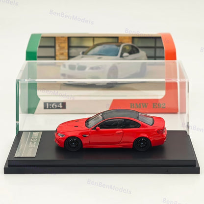 Fine model 1/64 Red BMW M3 E92 COUPE Diecast Model Car Limited Collection Gifts