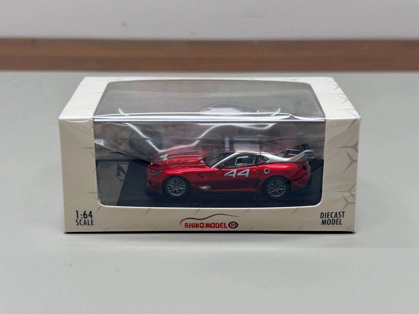 Rhino Model RM 1:64 599XX Racing Sports Model Diecast Metal Car with Openable Hood