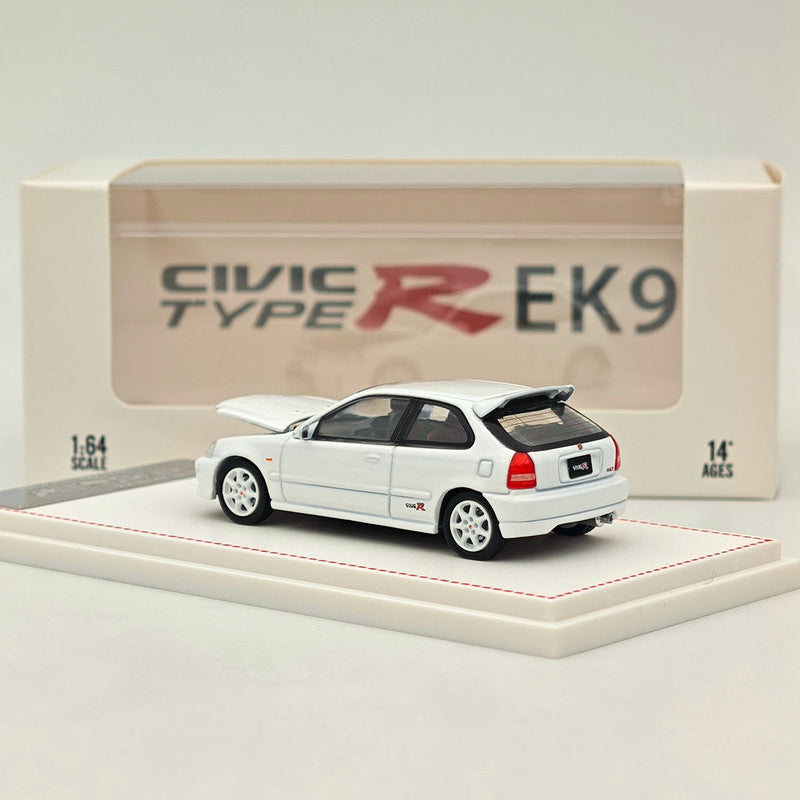 1/64 FH Honda Civic Type R EK9 White Diecast Models Car Limited Collection