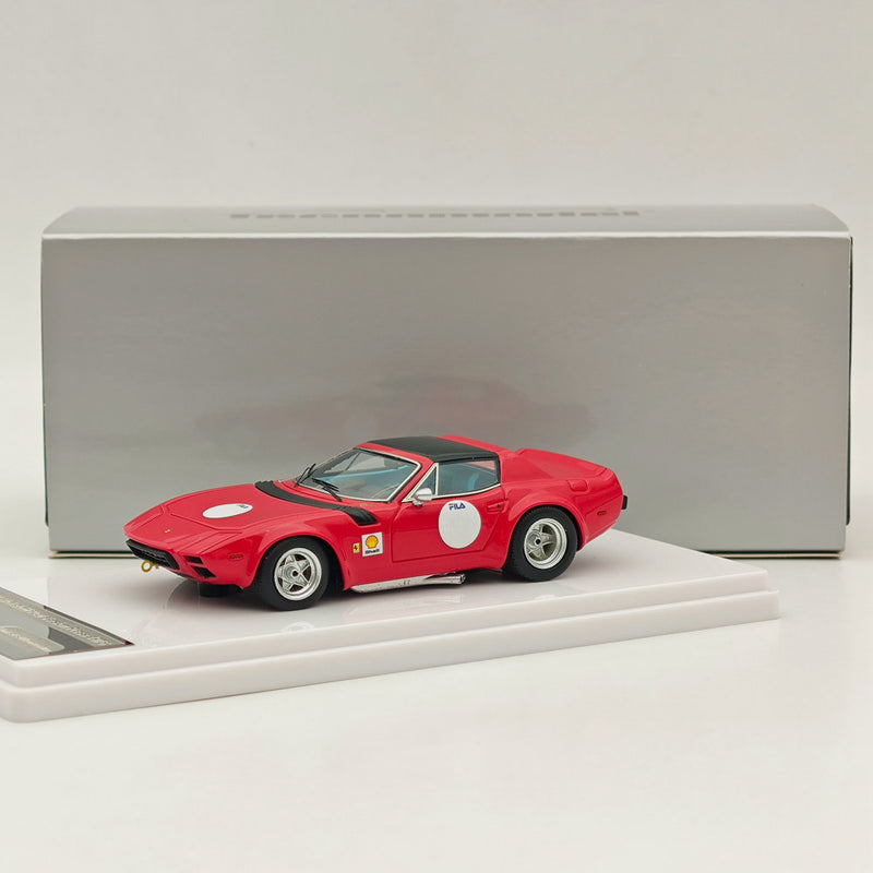 1/43 Tecnomodel Ferrari GTB/4 Michelotti Red Version Press 1975 Resin Model Car