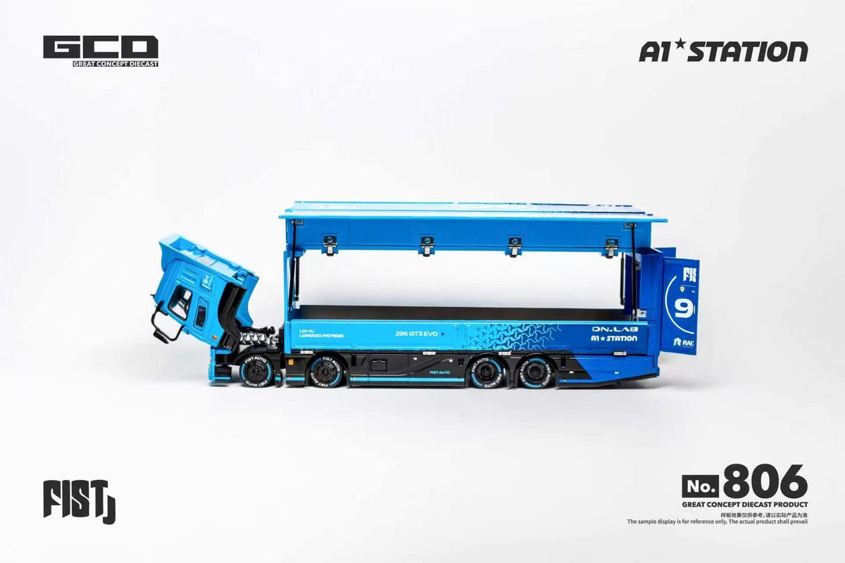 1:64 GCD FIST Fuso Container LBWK & Hino 300 Landing Edition Trailer Diecast Model Car