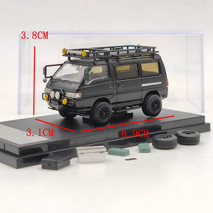 Autobots Models 1:64 for Delica 4X4 Star Wagon Van Diecast Toys Car Miniature Vehicle Hobby Collectible Gifts
