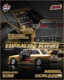 1/64 Demon King M3 E30 HEC 2026 Gold Limited 500 Diecast Model Car Toy Gifts New