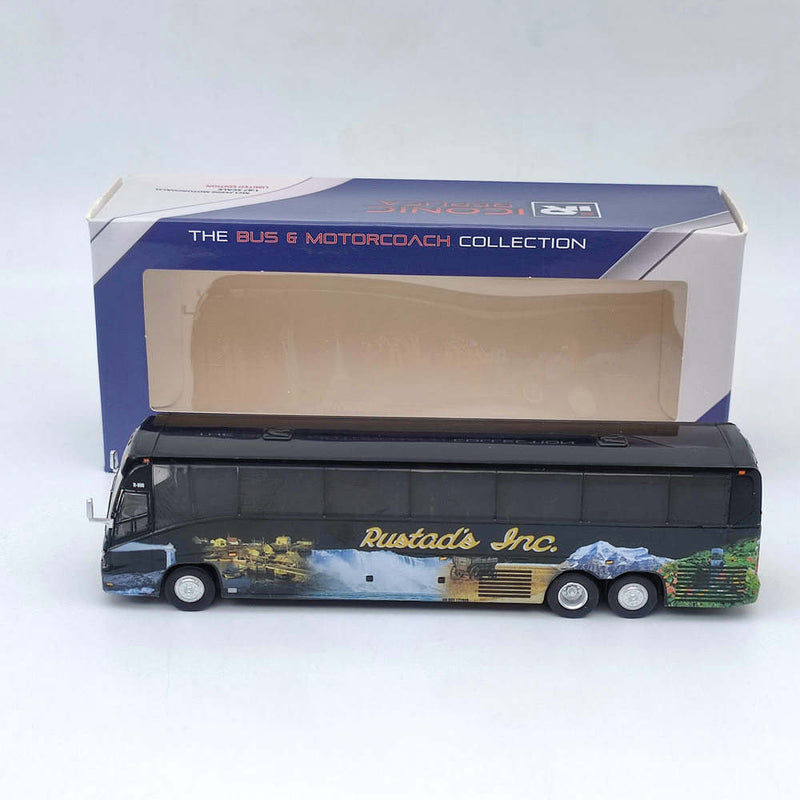 IR 1/87 MCI J4500 Rustad Tours 87-0111 Diecast Bus Model Car Limted Collection Toys Gift